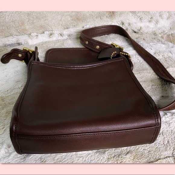 VINTAGE COACH MAHOGANY LEGACY CROSSBODY BAG 9997 - Picture 8 of 15
